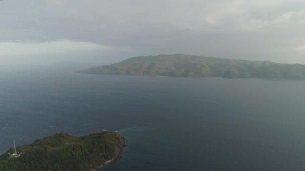 Solnedgång över havet. — Stockvideo