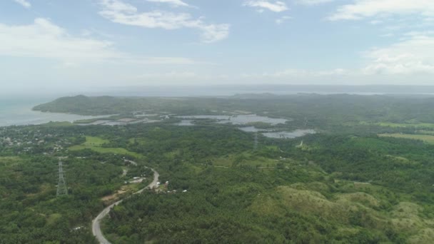 Paesaggio tropicale. Filippine, Luzon . — Video Stock