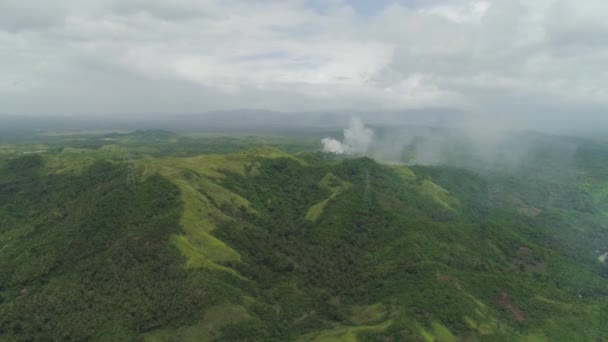 Province de montagne aux Philippines. — Video