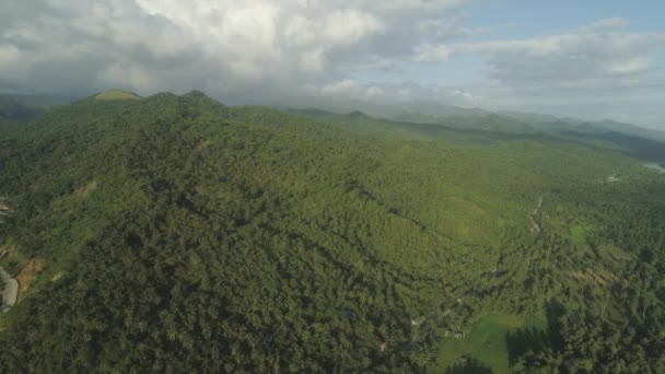 Horská krajina na Filipínách. — Stock video