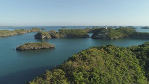 百の島の国立公園。フィリピン — ストック動画