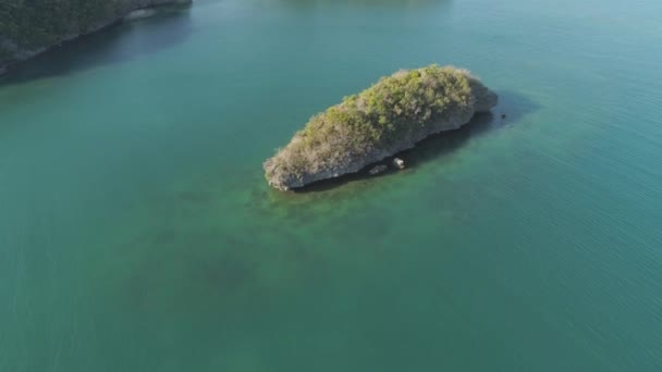 Stovky ostrovů národní Park.Philippines — Stock video