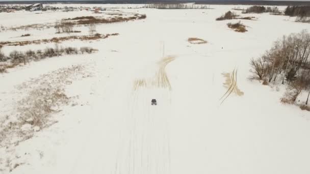 Course hors route hivernale .