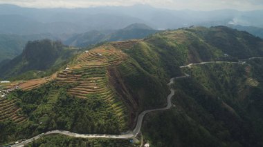 Filipinler 'de bir dağ ilinde tarım arazisi, Luzon