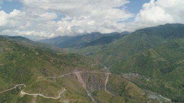 Filipinler 'deki Dağ Bölgesi.