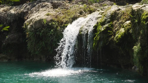 Beautiful tropical waterfall. Philippines, Luzon — Stock Photo, Image