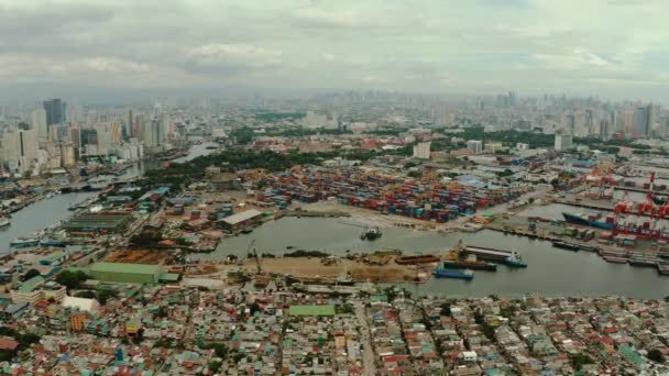 La ville de Manille, capitale des Philippines. — Video