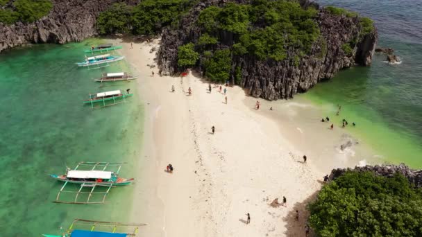Caramoan Islands, Camarines Sur, Filipijnen. — Stockvideo