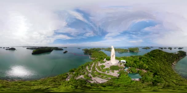 Parque Nacional de las Cien Islas, Pangasinan, Filipinas — Vídeos de Stock