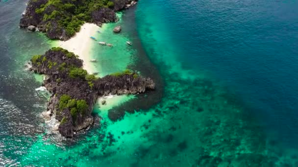Islas Caramoanas, Camarines Sur, Filipinas. — Vídeo de stock