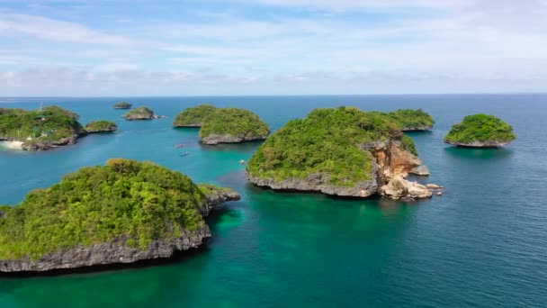 Parque Nacional de las Cien Islas, Pangasinan, Filipinas — Vídeo de stock