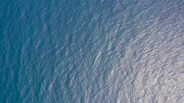 Sea surface aerial view. — Stock Video