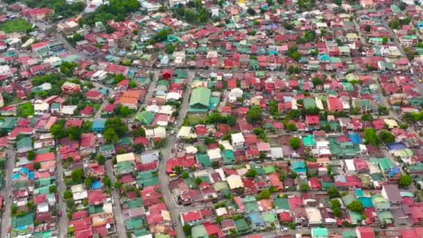 Manila Cimitero Nord vista aerea. — Video Stock