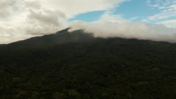 Montagnes couvertes de forêt tropicale, Philippines, Camiguin. — Video