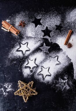 Noel yıldız kurabiye