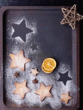 Noel yıldız kurabiye