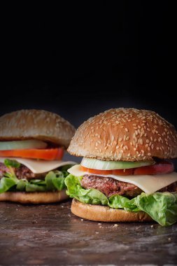 ev yapımı hamburger