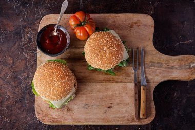 ev yapımı hamburger