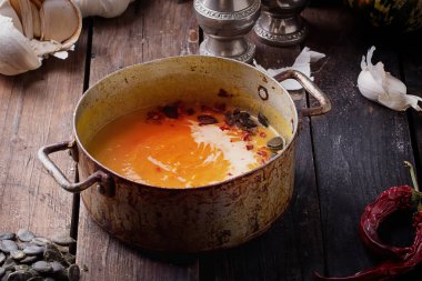 kremalı balkabağı çorbası