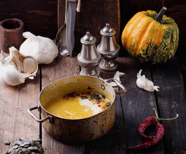 kremalı balkabağı çorbası