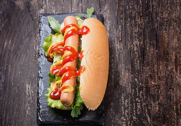 Σπιτική Hot Dog — Φωτογραφία Αρχείου