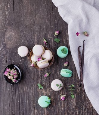 Fransızca Macarons ev yapımı