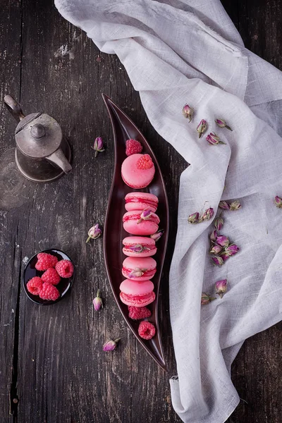 Hausgemachte französische Macarons — Stockfoto