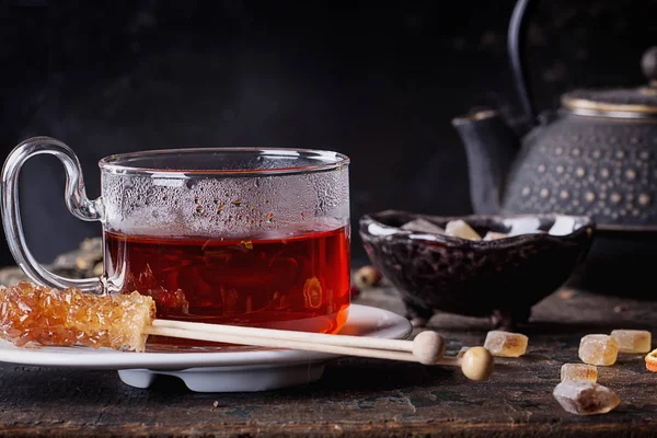 Gorąca herbata Roiboos — Zdjęcie stockowe