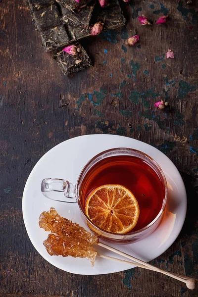 Gorąca herbata Roiboos — Zdjęcie stockowe