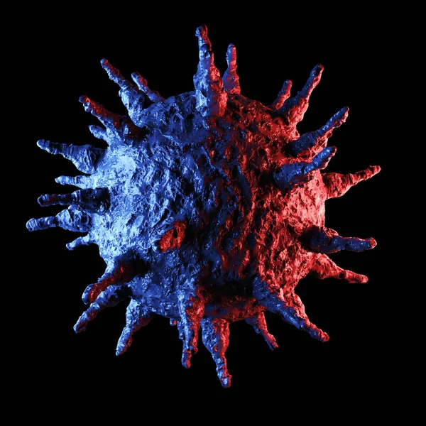 3d rendering of Dangerous coronavirus Sars Mers COVID-19 infezione illustrazione medica. Pandemia virale respiratoria 2020. — Foto Stock