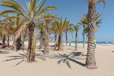 Mediterranean Costa Blanca İspanya kumsalda Xabia