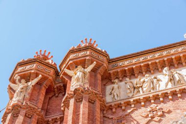 Mimari detay Triumph Arch Barcelona, İspanya