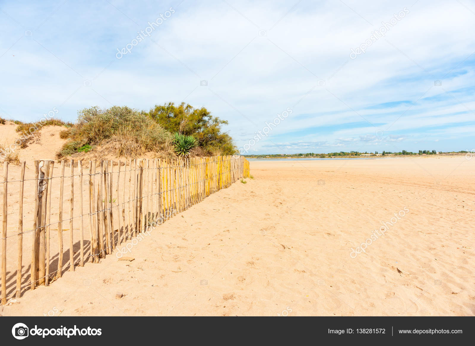 Valras Plage Beach In Southern France Stock Photo