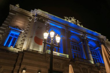 Gece Place de la Comedie harika mimarisi 
