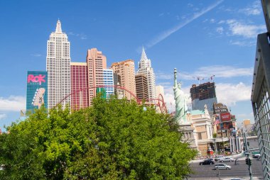 Ünlü Las Vegas otel ve Kumarhane, alay yeni New York Skyline 