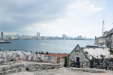 Havana Körfezi tarihi Morro Kalesi arasında 