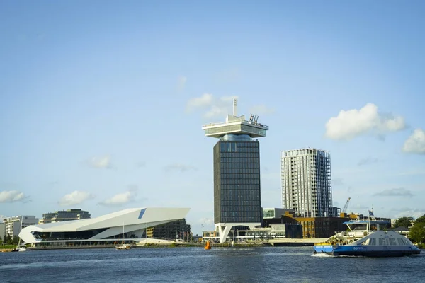 Ultra-moderne architektur im noord distrikt amsterdam — Stockfoto
