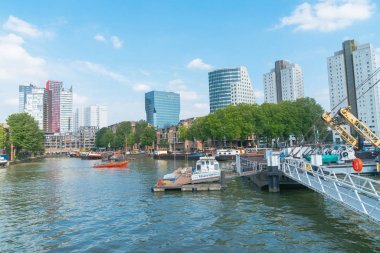 Waterfront sahne eski liman, Rotterdam,