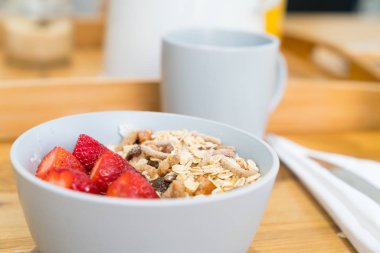 Kahvaltı sofra ve gıda