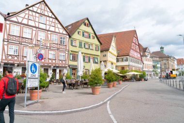 Pitoresk küçük Alman şehri, Esslingen