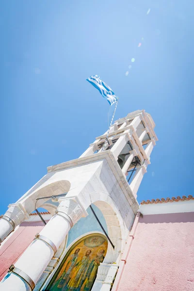 De tre apostlarnas kyrka på Skiathos — Stockfoto