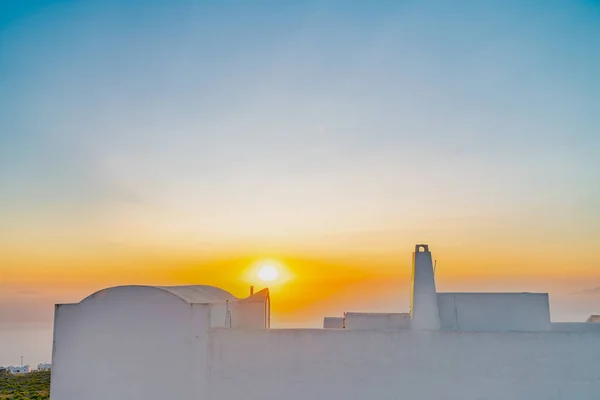 Santorini-Sonnenaufgang. — Stockfoto