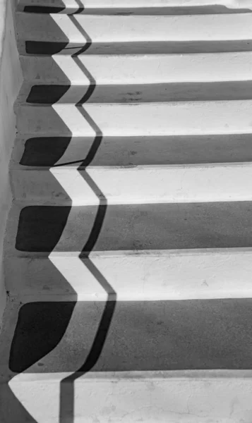 Horizontal lines of steps with vertical and diagional lines of s