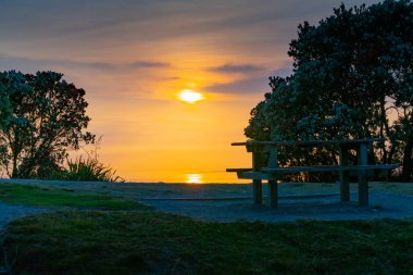 Maunganui Dağı 'ndan gün doğumu