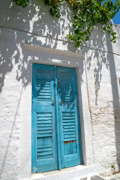 Greek Island village scene in Filoti. — 스톡 사진