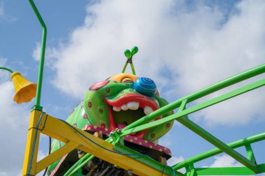 Dymchurch 'de eğlence fuarı.