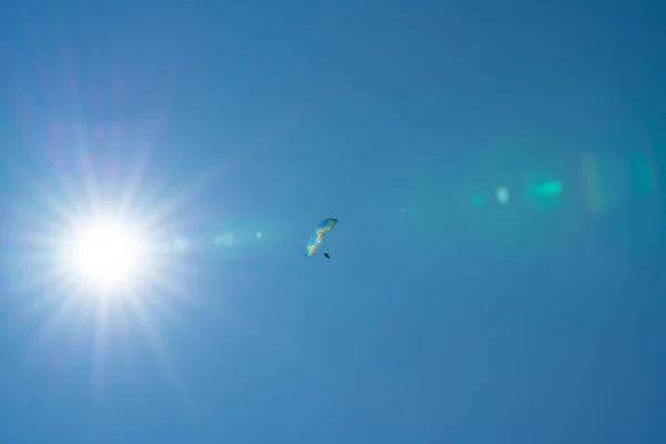 Tauranga Nya Zeeland Februari 2020 Ljus Solbränna Och Lenflare Himlen — Stockfoto