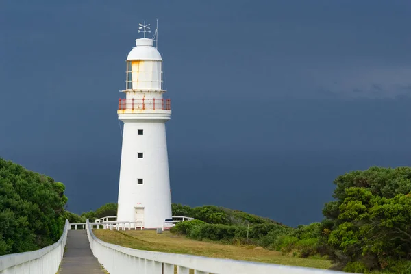 Cape Otway Historic Lighthouse Southern Point Australia State Victoria — Stock Photo, Image