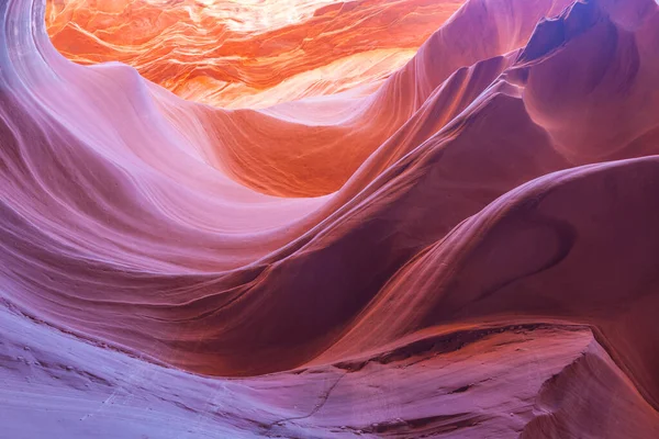 Pola Abstrak Dari Lower Antelope Canyon Page Arizona Usa — Stok Foto