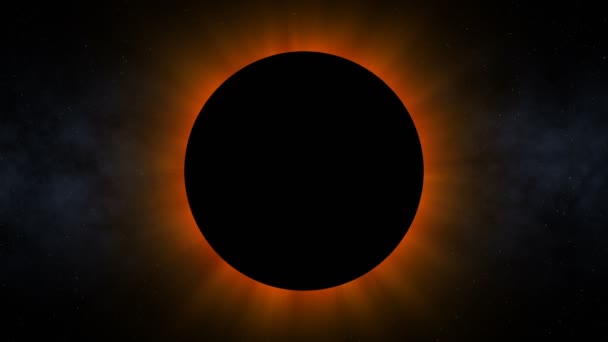 Eclipse solar minoso (24fps ) — Vídeo de Stock